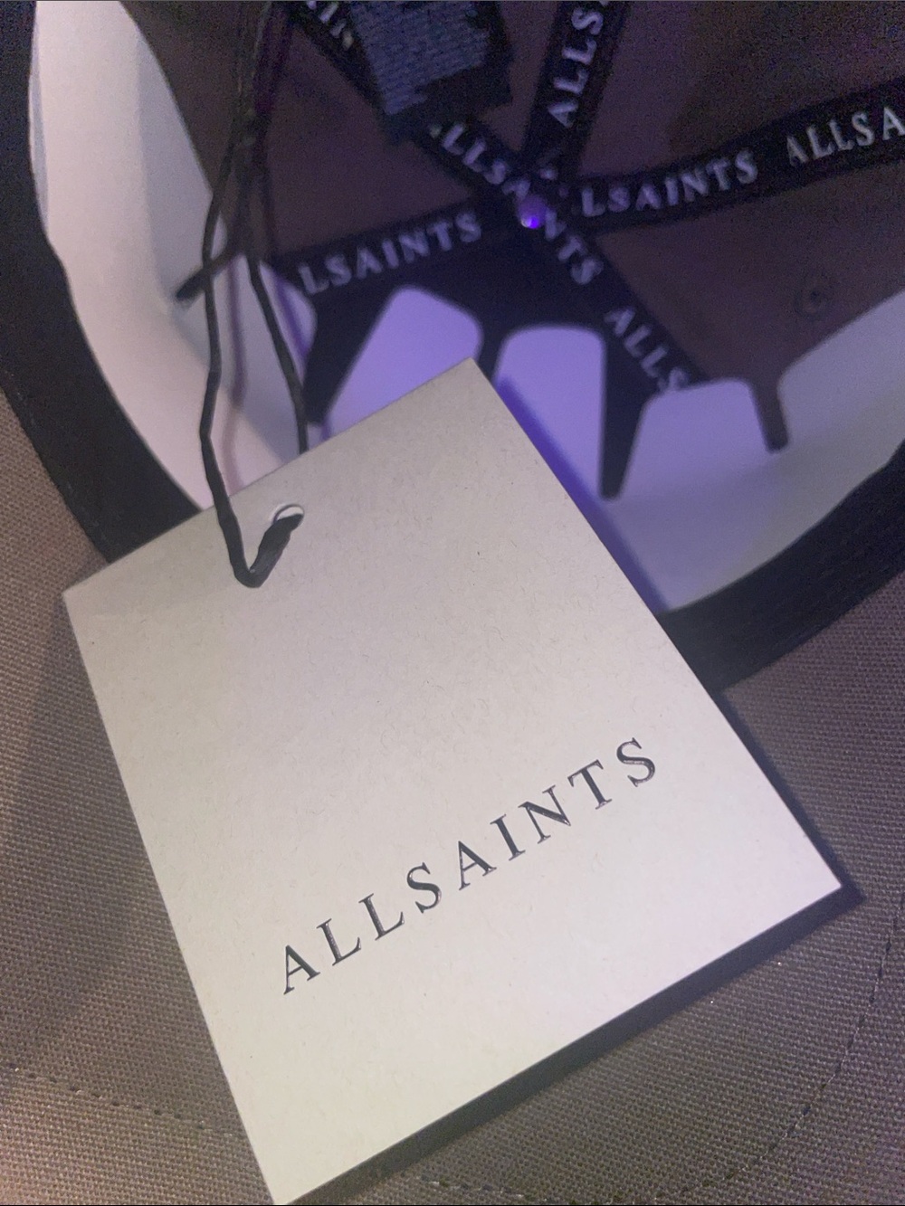 All Saints authentic snap back cap NWT - Picture 5 of 6